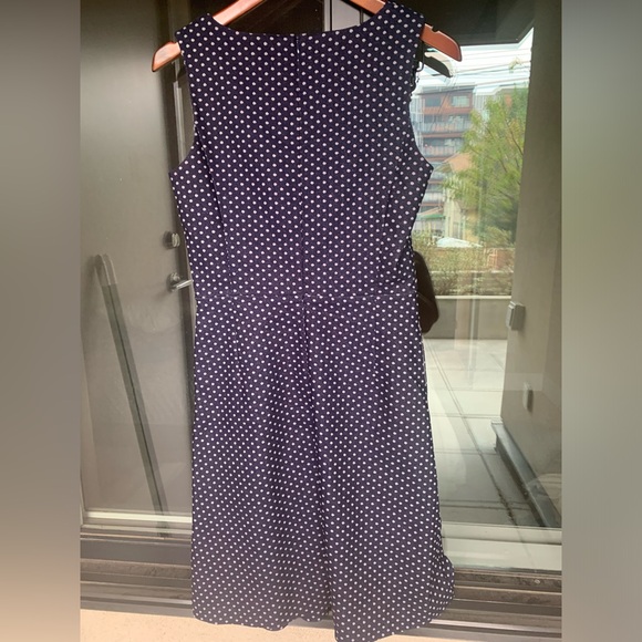 Purple polka dot Simone Dress - Picture 3 of 5